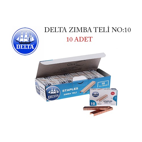 Delta Sarı Zımba Teli -1621 -10'LU KUTU [NO:10]