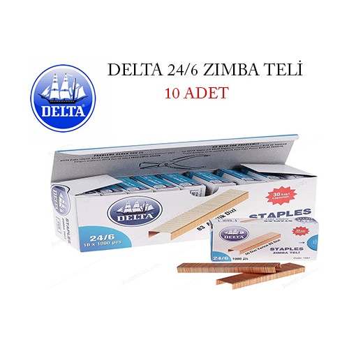 Delta Zımba Teli -1551  No:24/6 /  10 lu 1Kutu