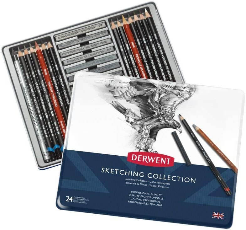 Derwent Sketching Collection 24'lü Eskiz Çizim Seti / 34306 Derwent Sketching Collection 24'lü Eskiz Çizim Seti / 34306