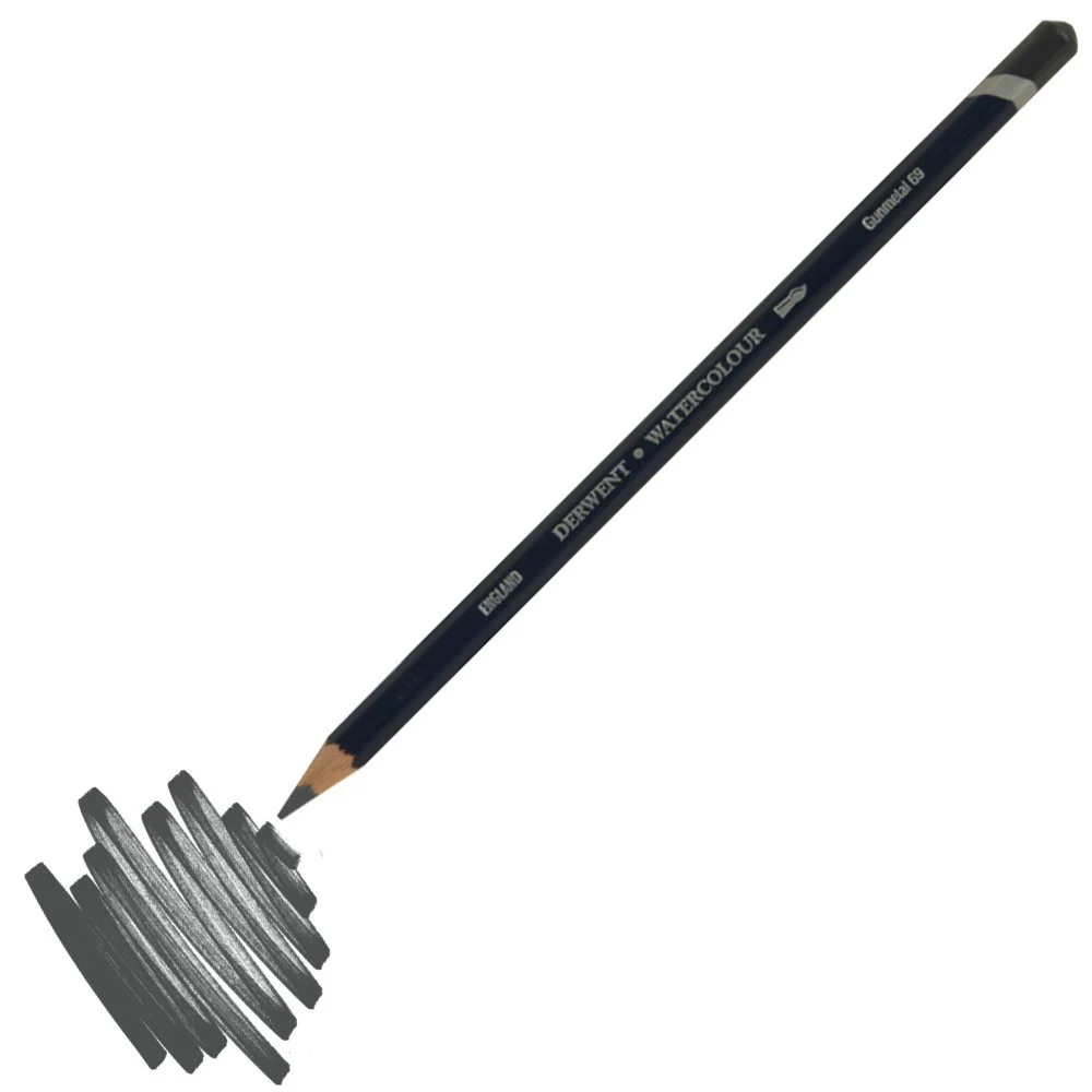 Derwent Watercolour Sulandırılabilir Boya Kalemi  Gunmetal