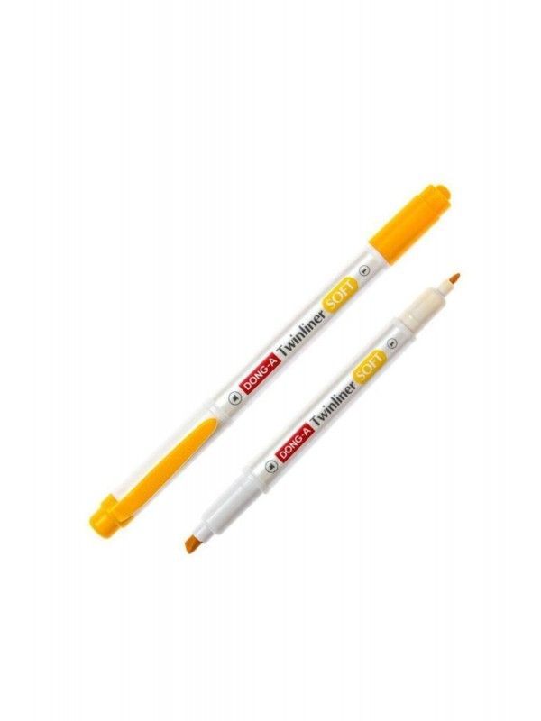 Dong-A Twinliner Soft Fosforlu Kalem Altın Sarı / No.73 Dong-A Twinliner Soft Fosforlu Kalem Altın Sarı / No.73
