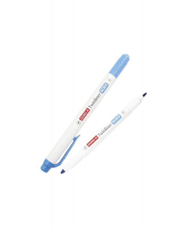 Dong-A Twinliner Soft Fosforlu Kalem Mavi / No.38 Dong-A Twinliner Soft Fosforlu Kalem Mavi / No.38