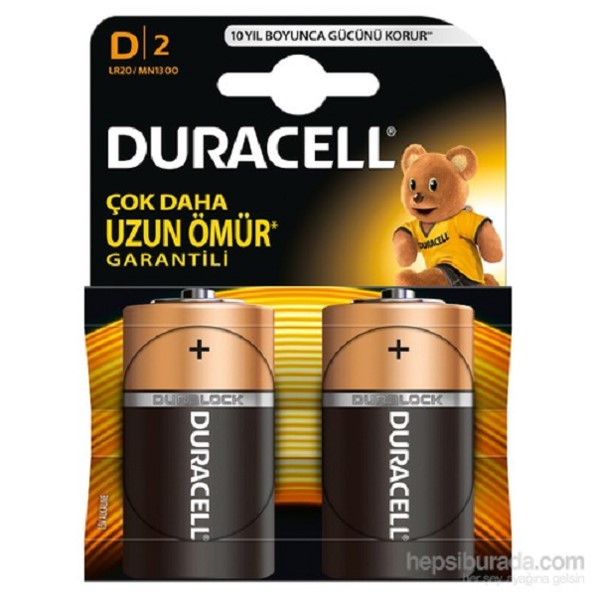 Duracel Alkalin Pil Orta Boy (C) 2li / LR14