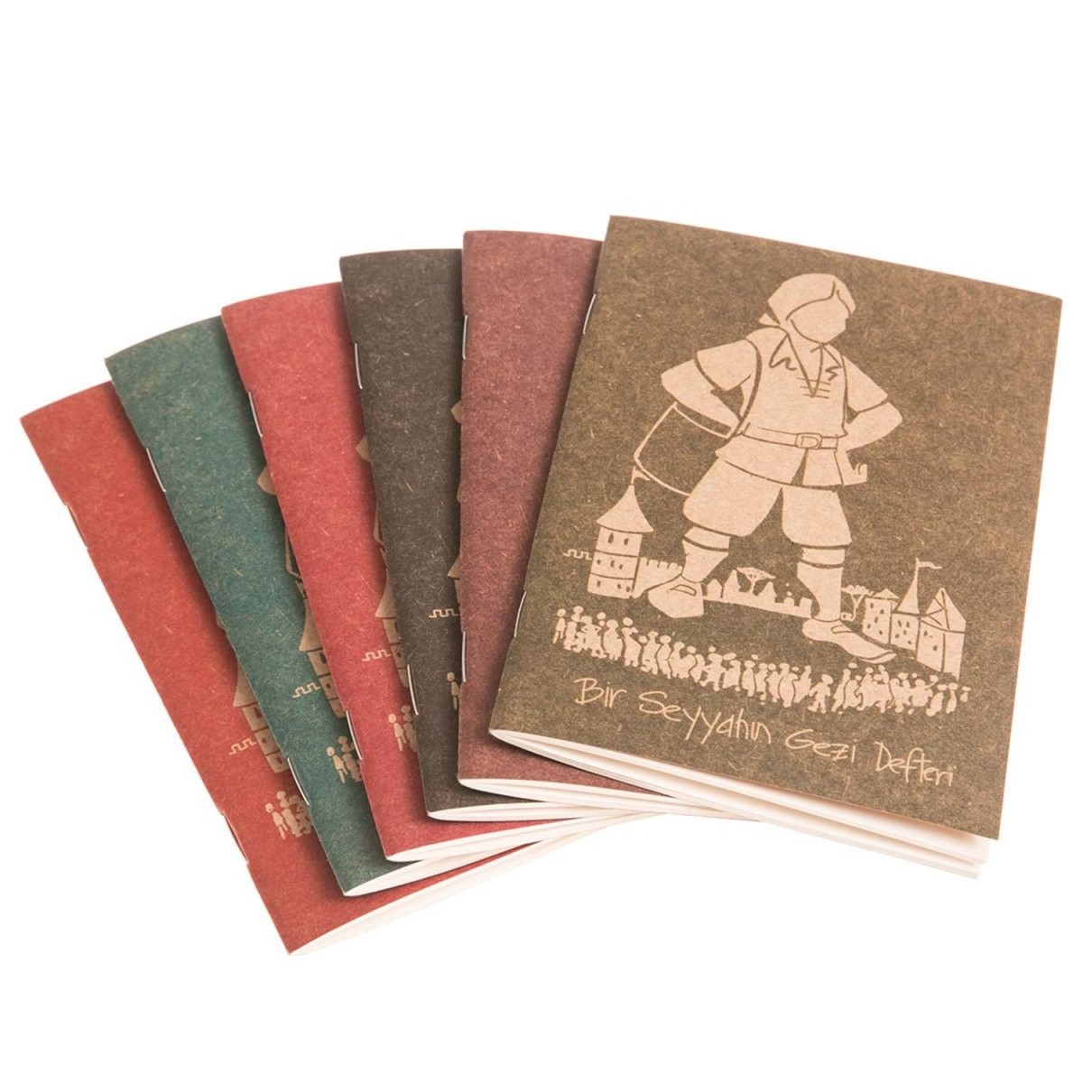 E&D Art Tosbaa Bir Varmış Bir Yokmuş Gezi Defteri 6'lı Cep Boy Defter Seti / B57