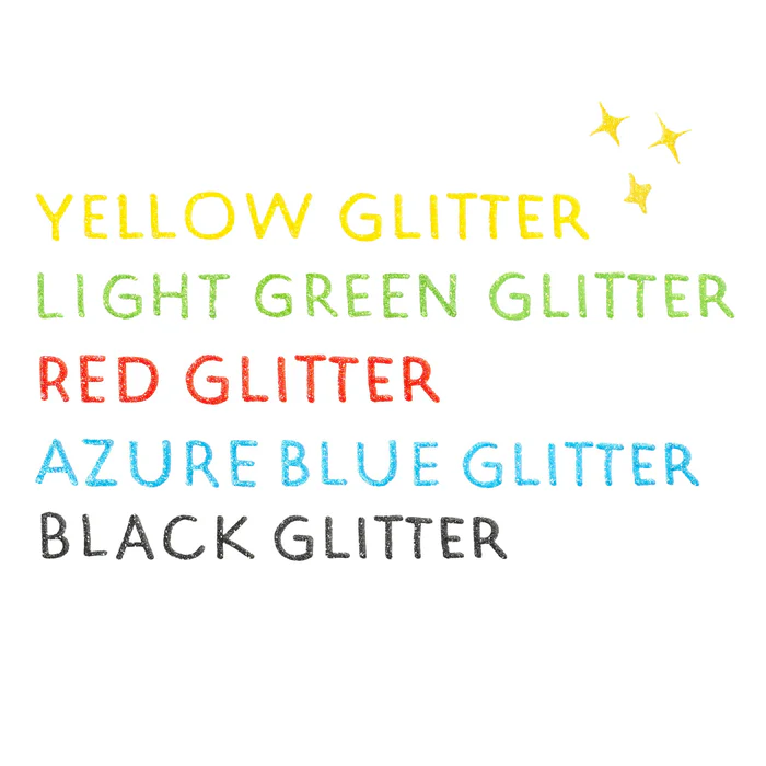 Edding 1200 Glitter Colors 5'li Simli Keçeli Boya Kalemi / 4-1200-5-3