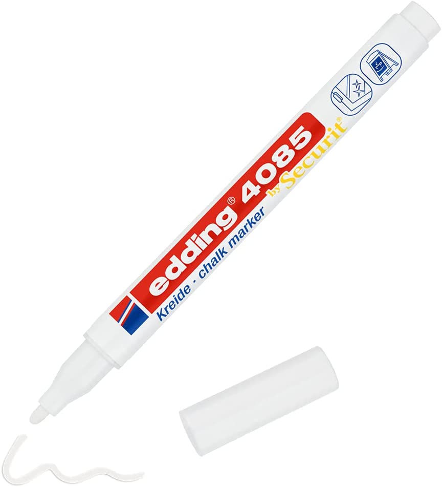 Edding 4085 Chalk Marker 1-2mm Tebeşir Kalemi Beyaz Edding 4085 Chalk Marker 1-2mm Tebeşir Kalemi Beyaz