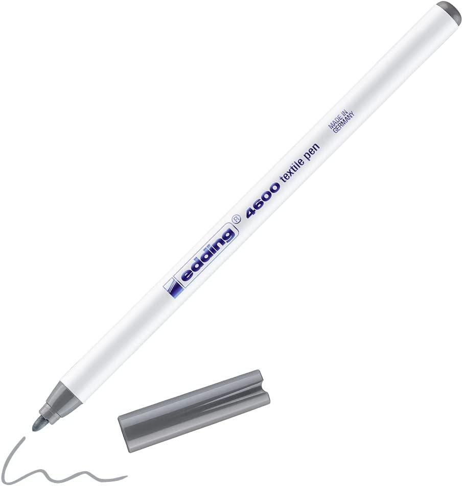 Edding 4600 1.0mm Tekstil Kumaş Kalemi Gri / 012