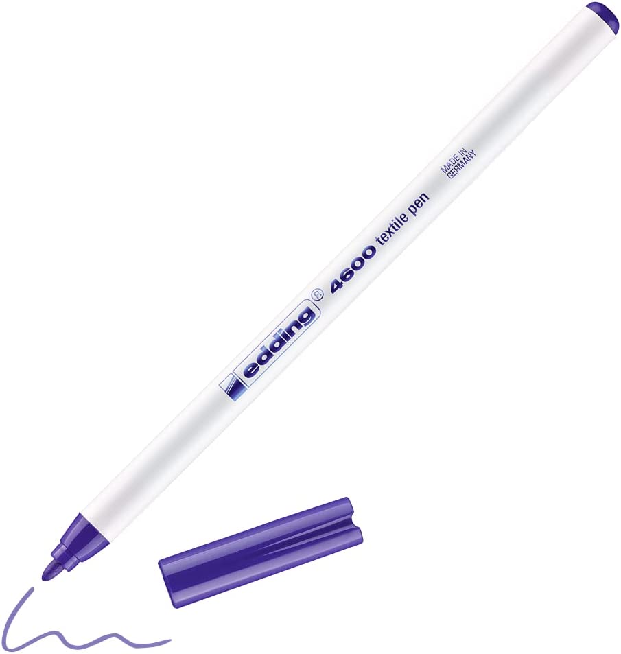 Edding 4600 1.0mm Tekstil Kumaş Kalemi Mor / 008