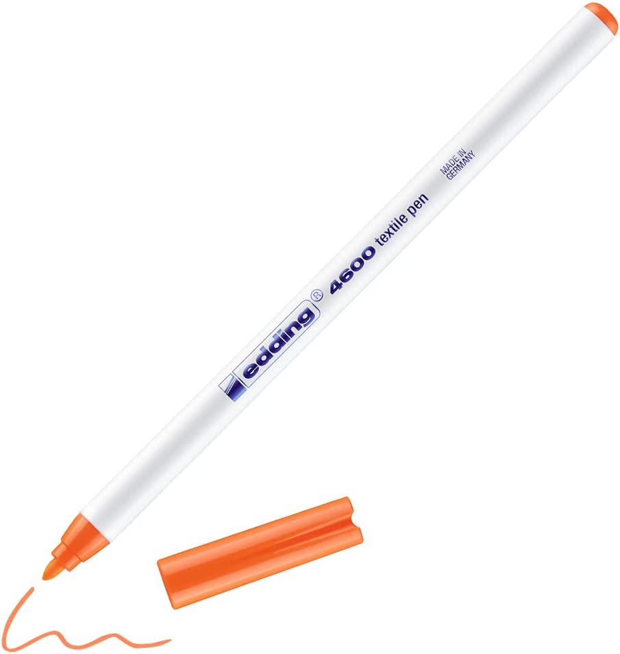 Edding 4600 1.0mm Tekstil Kumaş Kalemi Neon Turuncu / 066