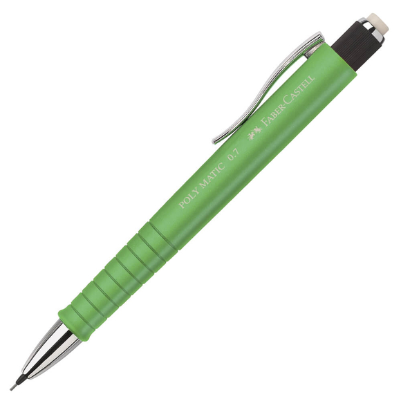 Faber Castell 0.7mm Polymatic Plastik Mekanik Kurşun Kalem + Uç Yeşil