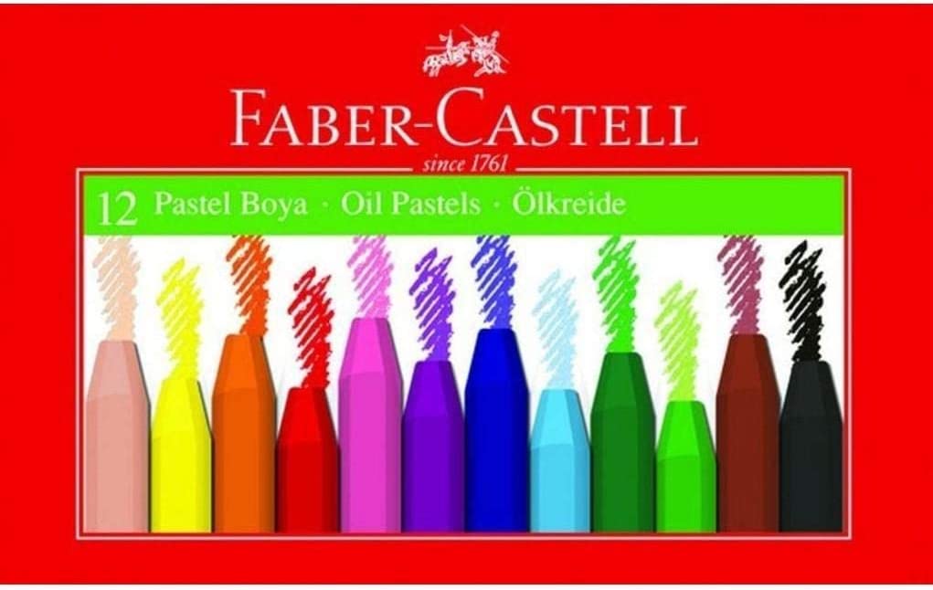 Faber Castell 12 Renk Karton Kutu PASTEL BOYA Faber Castell 12 Renk Karton Kutu PASTEL BOYA