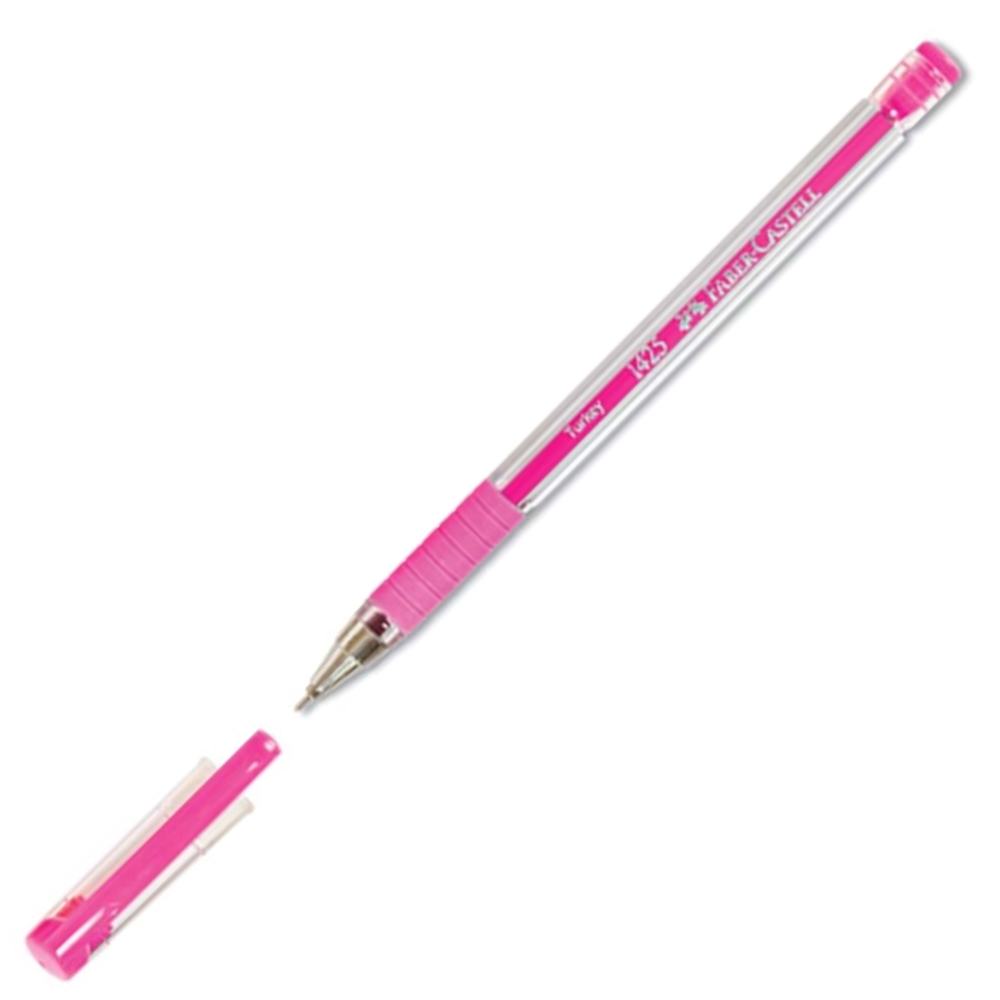 Faber Castell 1425 Tükenmez Kalem 10'lu Kutu Pembe