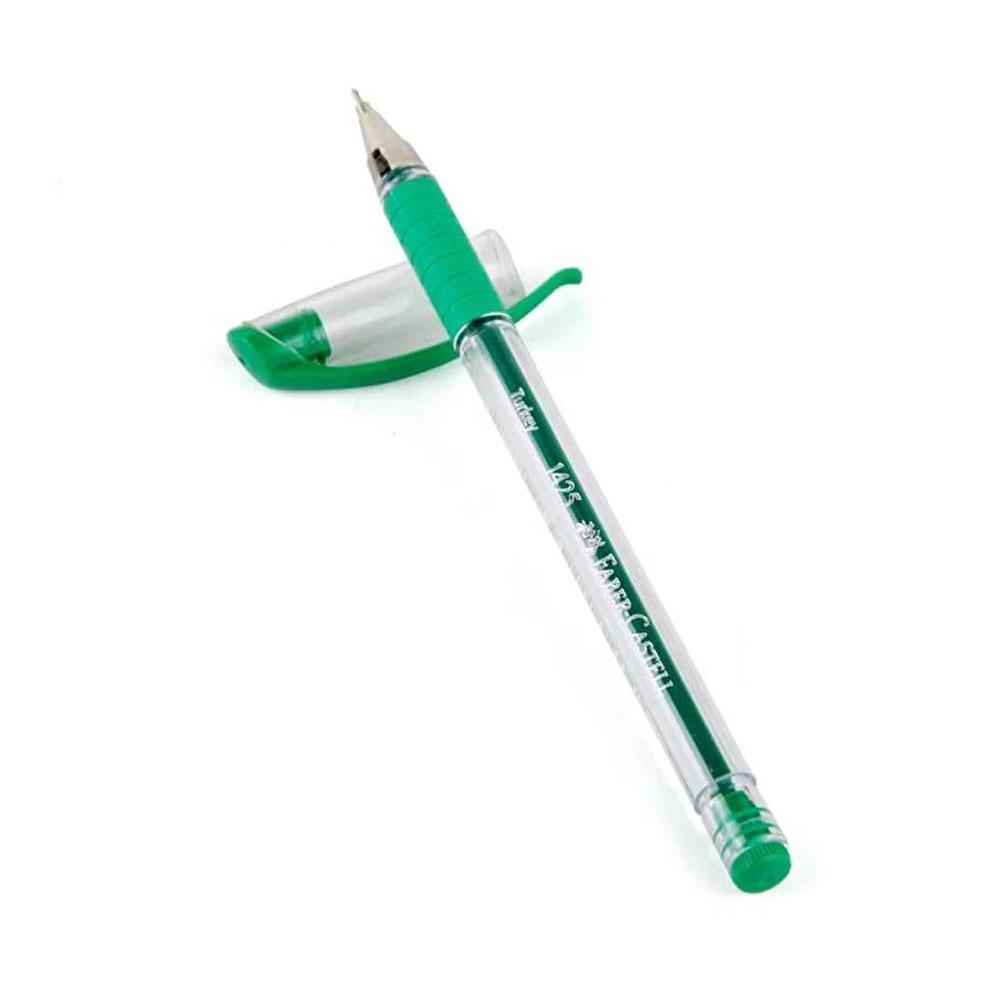 Faber Castell 1425 Tükenmez Kalem 10'lu Kutu Yeşil Faber Castell 1425 Tükenmez Kalem 10'lu Kutu Yeşil