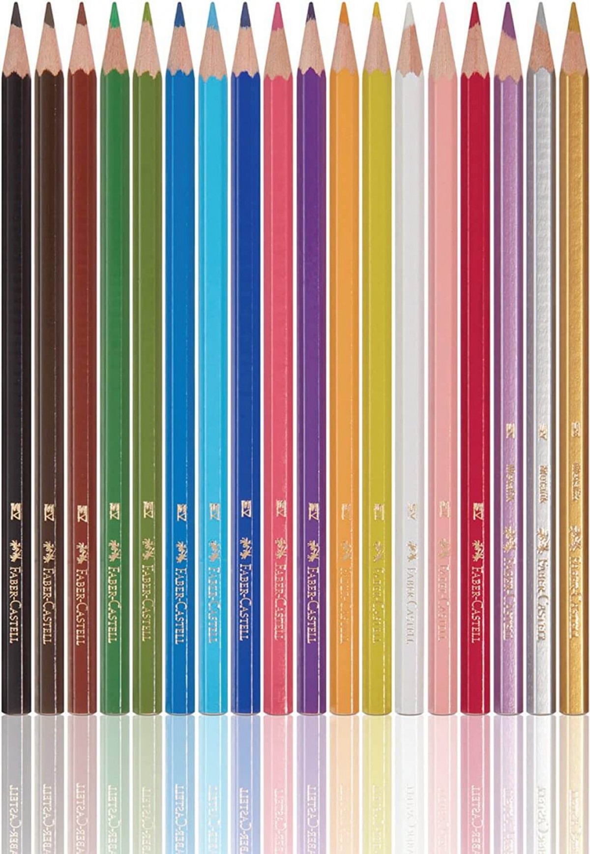 Faber Castell 15+3 Kuru Boya Kalemi Set