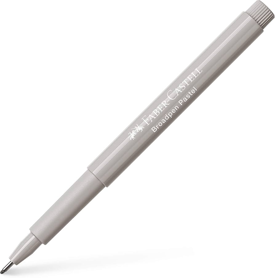 Faber Castell 1554 0.8 Mm Broadpen Pastel Gri / 155488