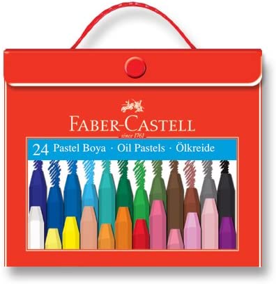 Faber Castell 24'lü Çantalı Pastel Boya Kalemi Set Faber Castell 24'lü Çantalı Pastel Boya Kalemi Set