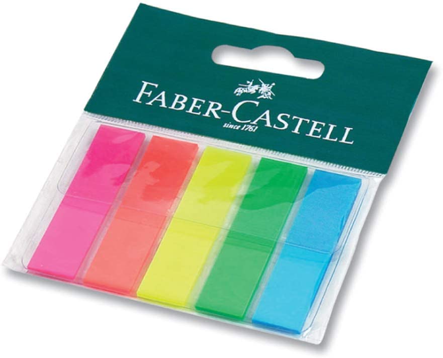 Faber Castell 5 Renk Page Marker (Film index) Faber Castell 5 Renk Page Marker (Film index)