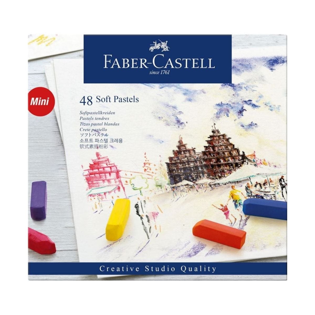 Faber Castell Goldfaber Creative Mini Soft Pastel 48'li Toz Pastel Boya Seti / Faber Castell Goldfaber Creative Mini Soft Pastel 48'li Toz Pastel Boya Seti /