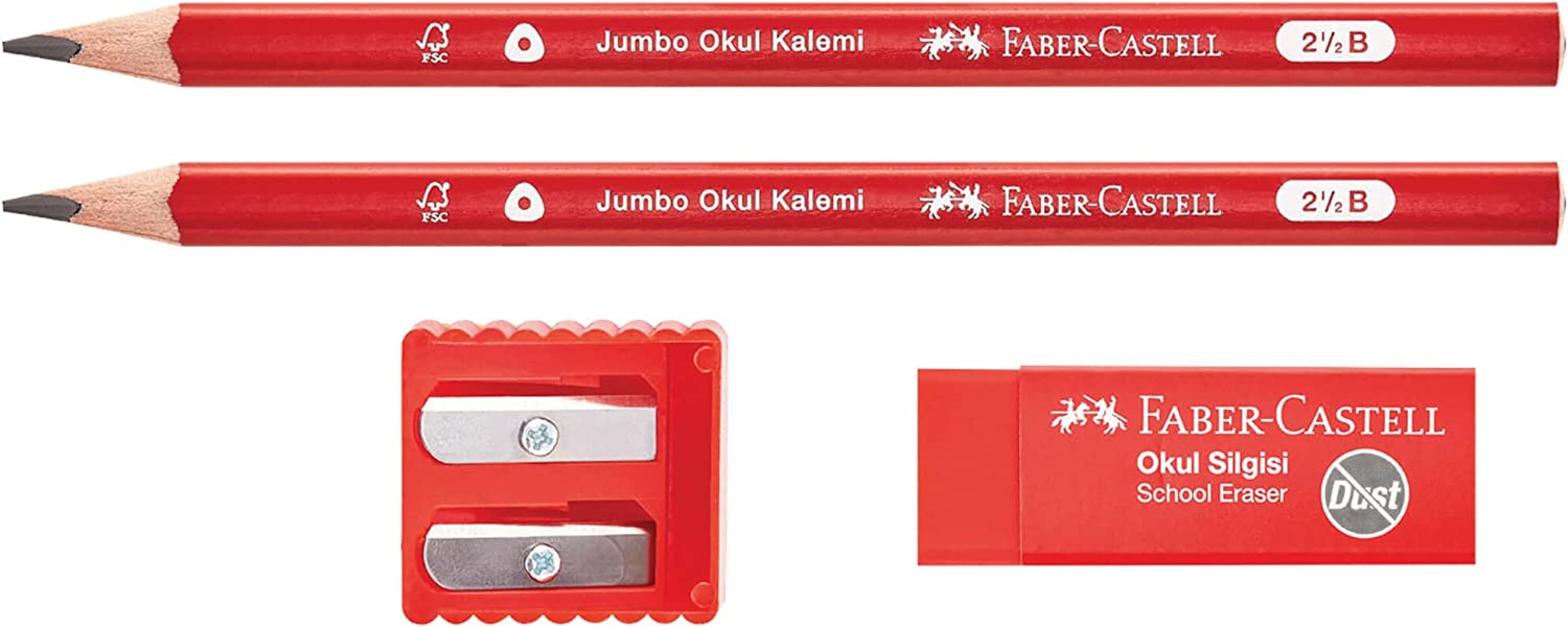 Faber-Castell Jumbo Okul Kalemi Seti