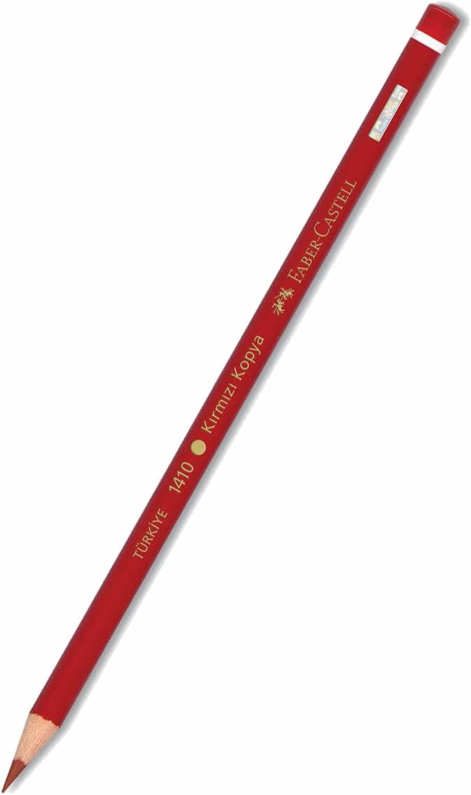 Faber Castell Kırmızı Kopya Kalemi Kurşun Kalem