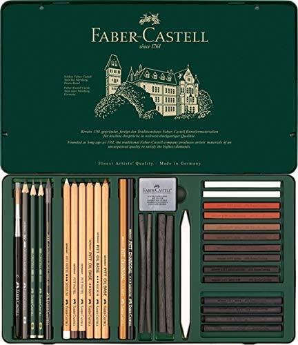 Faber Castell Pitt Monochrome 33'lü Set / 112977 Faber Castell Pitt Monochrome 33'lü Set / 112977