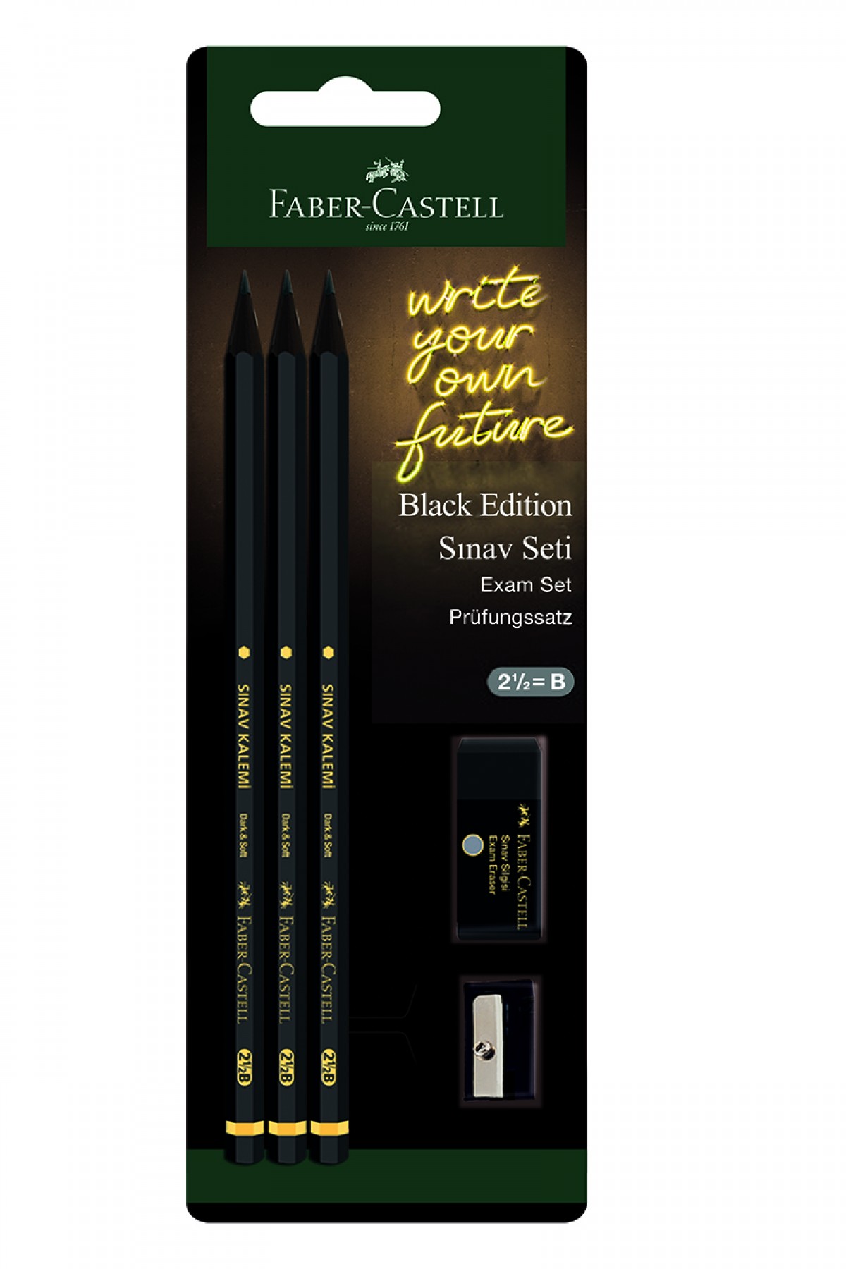 Faber Castell Sınav Seti Black Edition Faber Castell Sınav Seti Black Edition