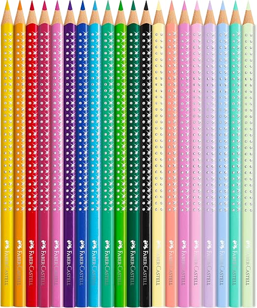 Faber Castell Sparkle 20'li Boya Kalemi Kelebek Teneke Kutu / 201971 Faber Castell Sparkle 20'li Boya Kalemi Kelebek Teneke Kutu / 201971