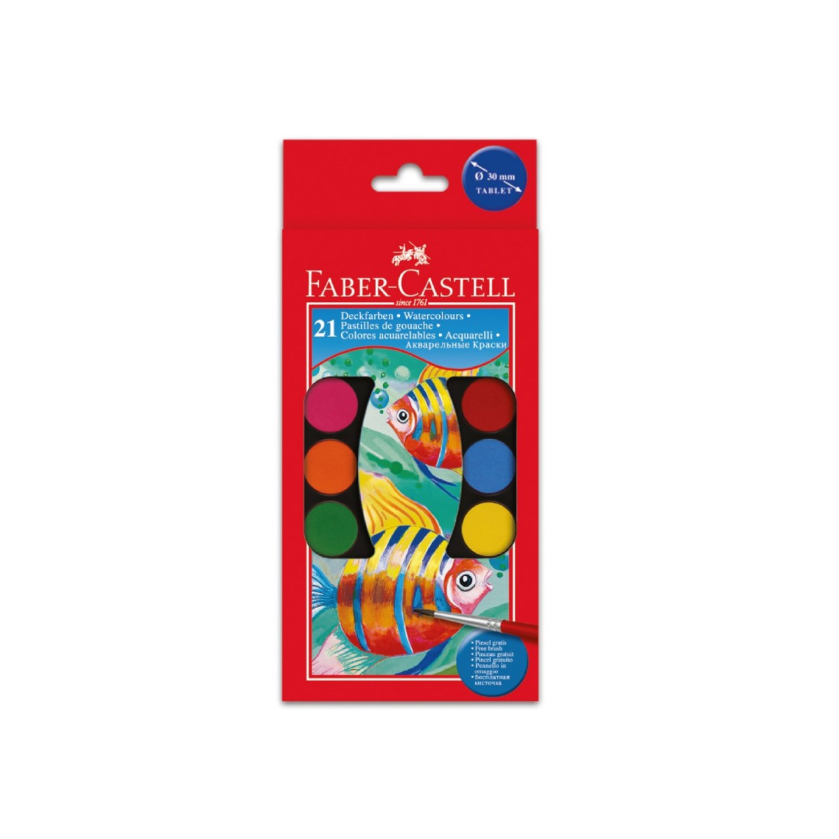 Faber Castell Ø 30 Mm 21 Renk Büyük Boy Sulu Boya / 5292125021