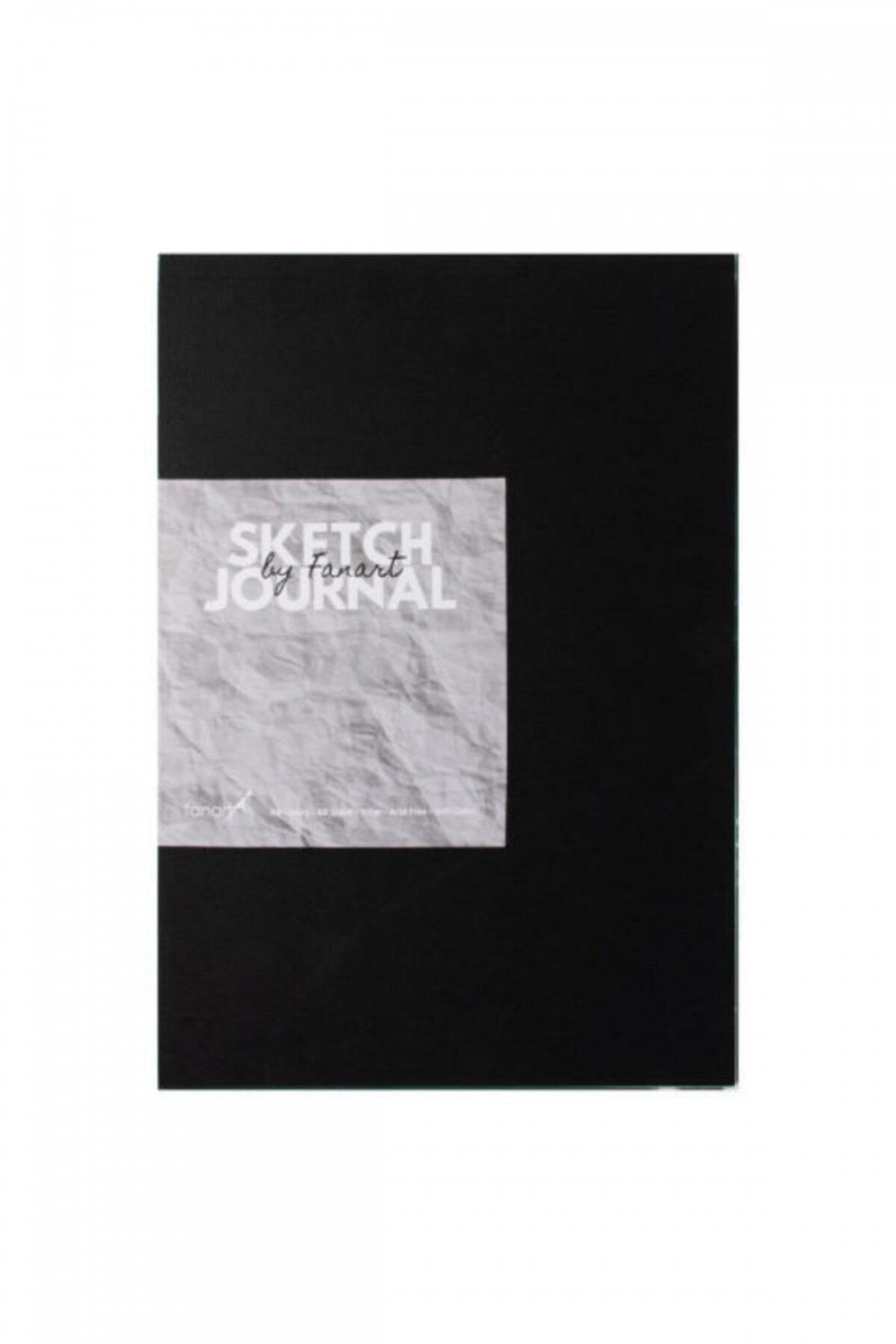 Fanart Sketch Journal (eskiz Defteri) A4 Dikişli 110 Gr Ivory Kağıt- Siyah (B19)