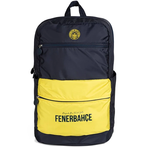 Fenerbahçe Trend Sarı Cepli Çift Gözlü Paraşüt Çanta / 23732 Fenerbahçe Trend Sarı Cepli Çift Gözlü Paraşüt Çanta / 23732