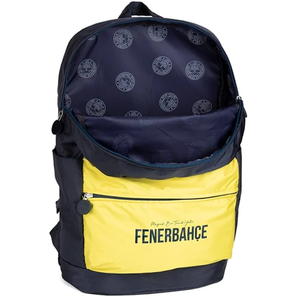 Fenerbahçe Trend Sarı Cepli Çift Gözlü Paraşüt Çanta / 23732 Fenerbahçe Trend Sarı Cepli Çift Gözlü Paraşüt Çanta / 23732