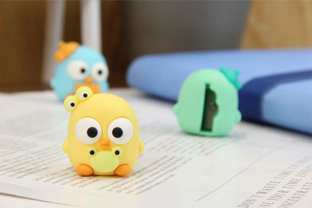 Gıpta Kids Chick Cute 3D Kalemtraş Civciv - 1 Adet /