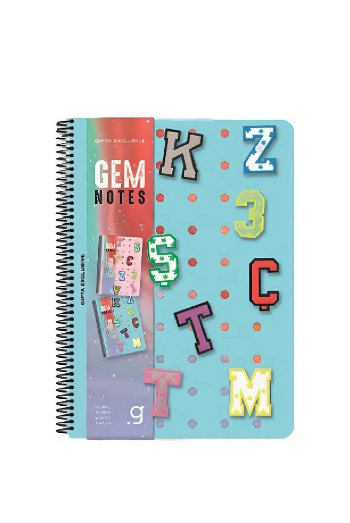 Gıpta Gem Notes A5 80yp Spiralli PP Kapak Çizgili Defter Gıpta Gem Notes A5 80yp Spiralli PP Kapak Çizgili Defter