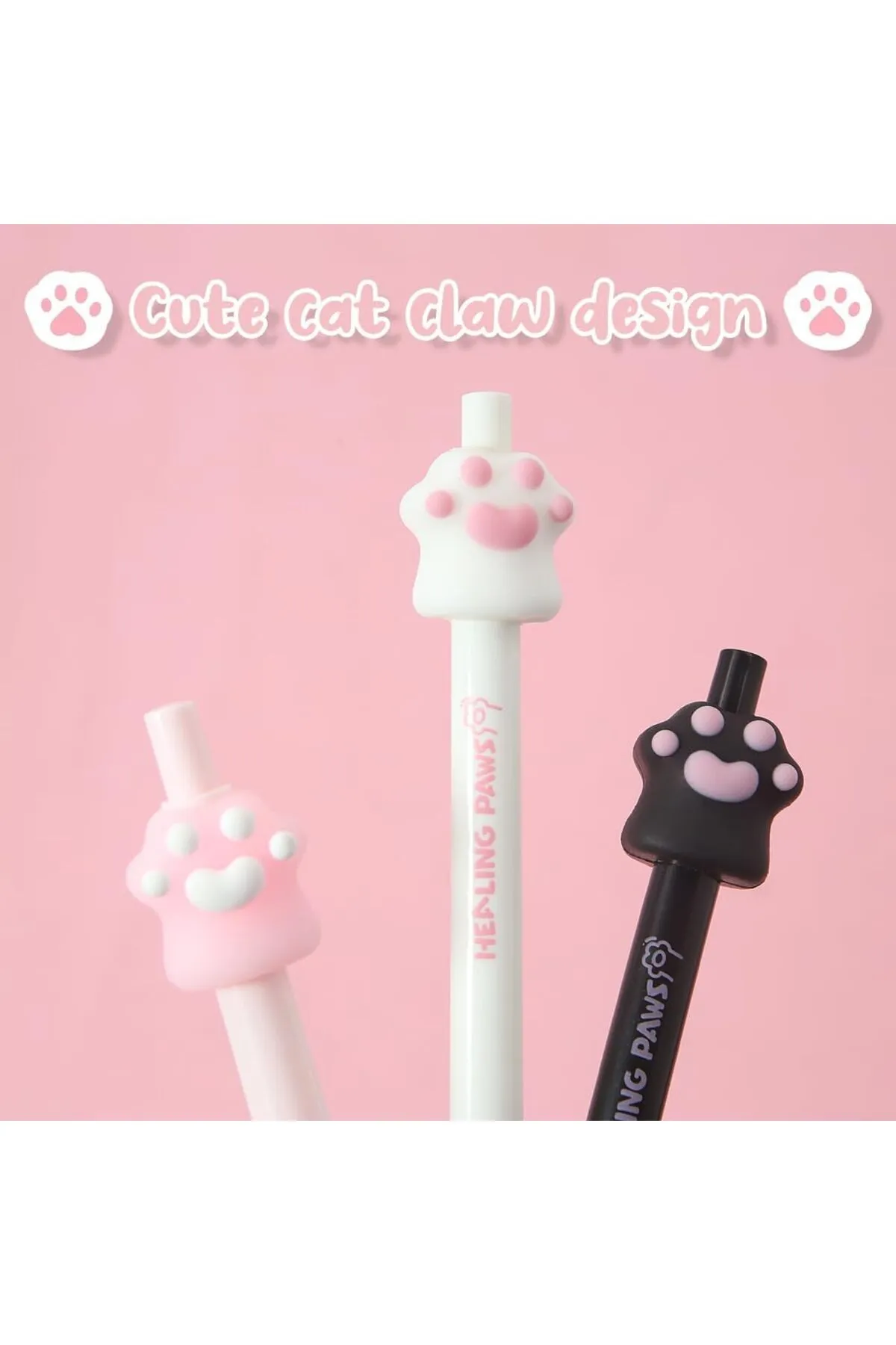 Gıpta Kids Cat Paw 3D 0.7mm Mekanik Kurşun Kalem Kedi Pati - 1 Adet /