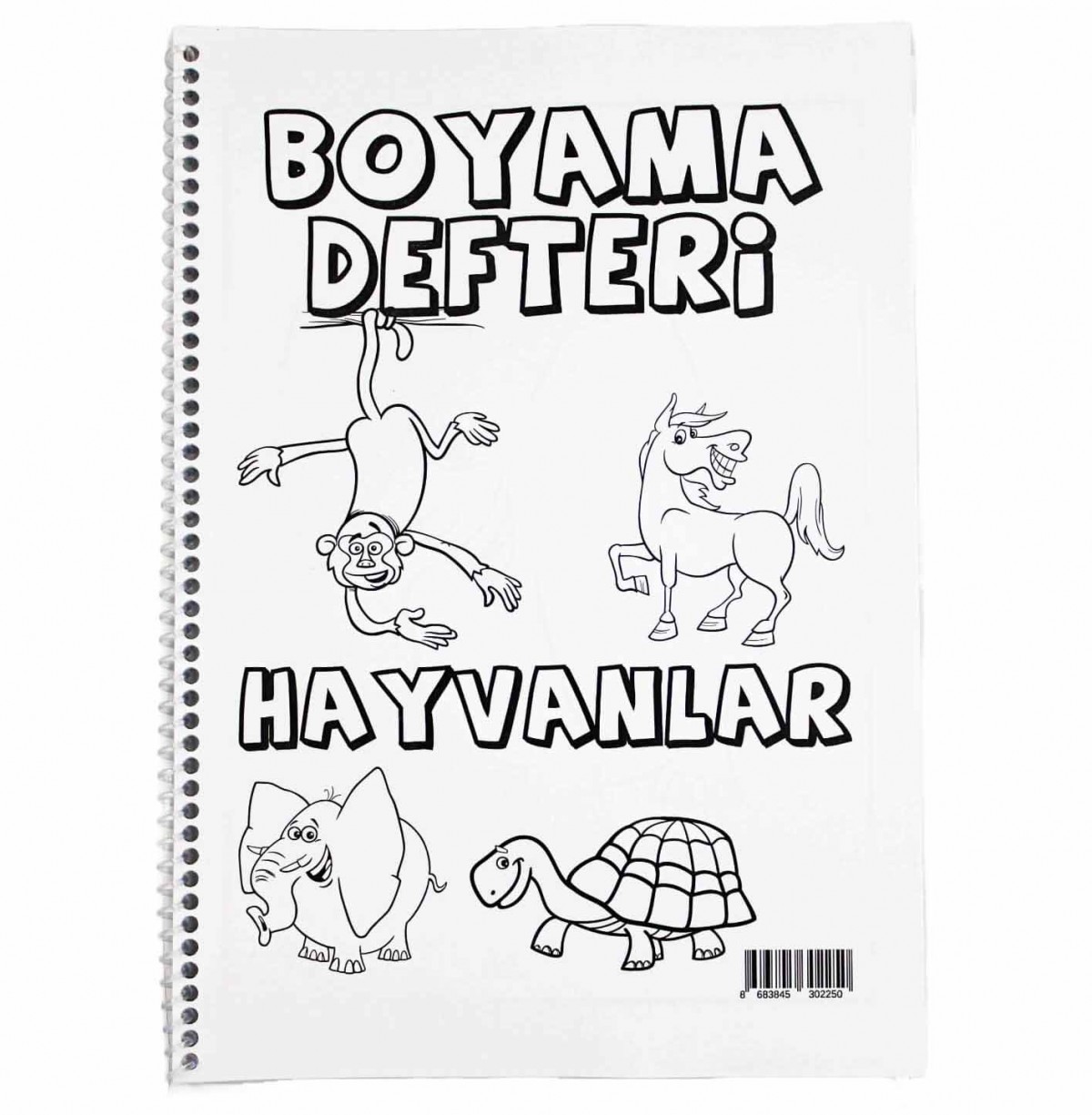 Hayvanlar Temalı Eğlenceli Boyama Kitabı, Resim Defteri