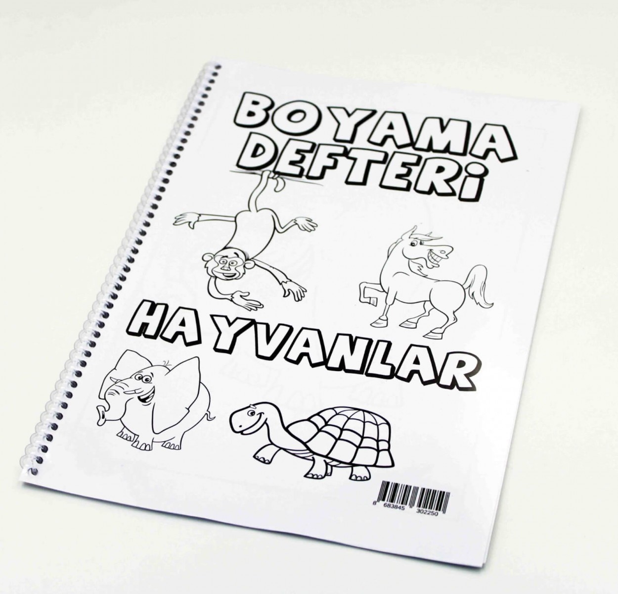Hayvanlar Temalı Eğlenceli Boyama Kitabı, Resim Defteri