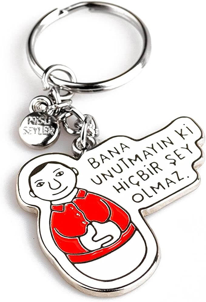 Hisli Şeyler Anahtarlık - Bana Unutmayın Ki Hiçbir Şey Olmaz / 500458 Hisli Şeyler Anahtarlık - Bana Unutmayın Ki Hiçbir Şey Olmaz / 500458