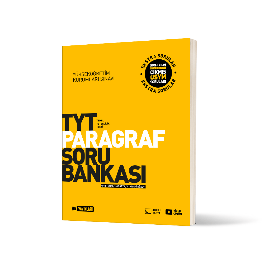 Hız Yayınları TYT Paragraf Soru Bankası