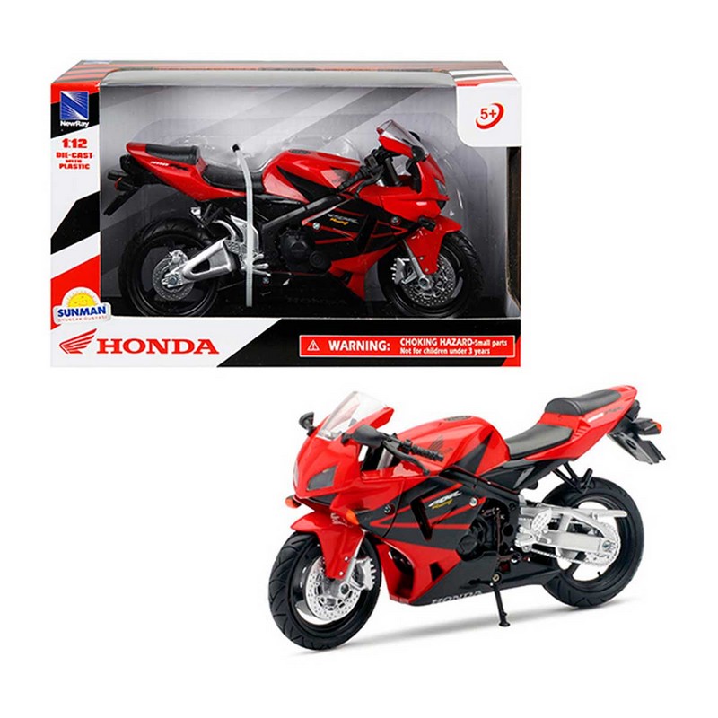 Honda CBR 600 Kırmızı Model Motorsiklet 1/12 Ölçek