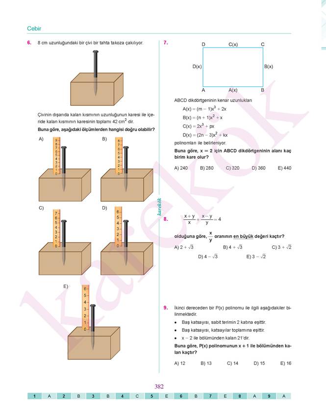 Karekök Yayınları TYT Matematik Soru Bankası