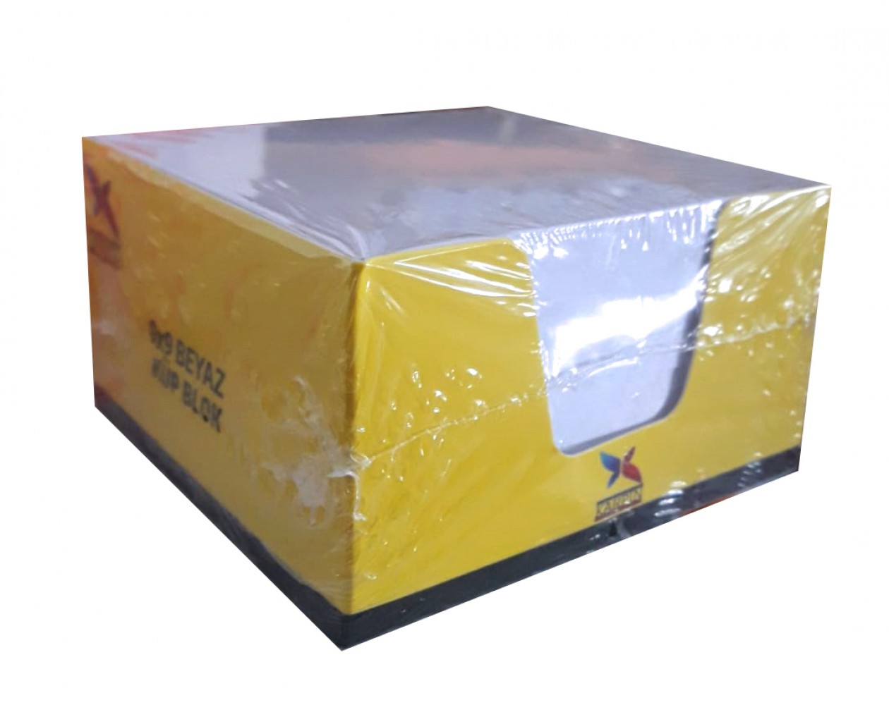 Karpin Küp Blok Not 9x9 cm - Beyaz
