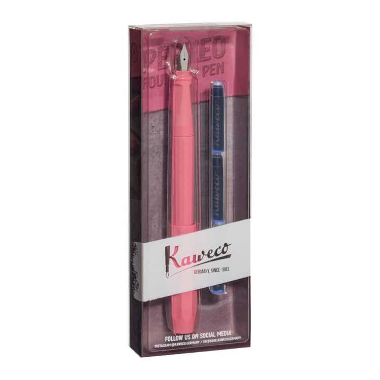 Kaweco Parkeo Dolma Kalem Set Pembe Şakayık M Uç / 10002226