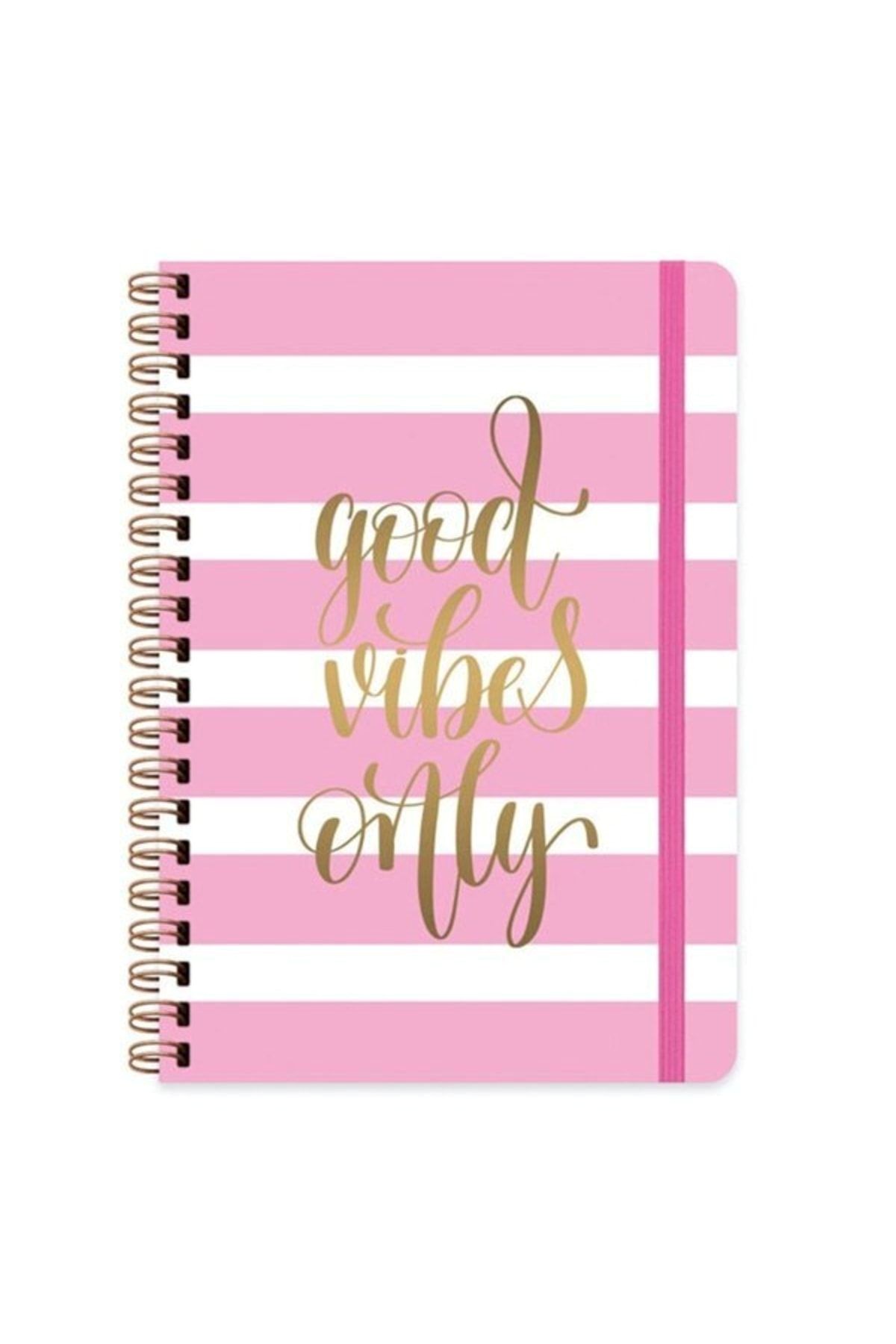 Keskin A5 80 Yp.düz Sert Kap. Spr. Daily Notes Muse -Good Vibes Only / B 47