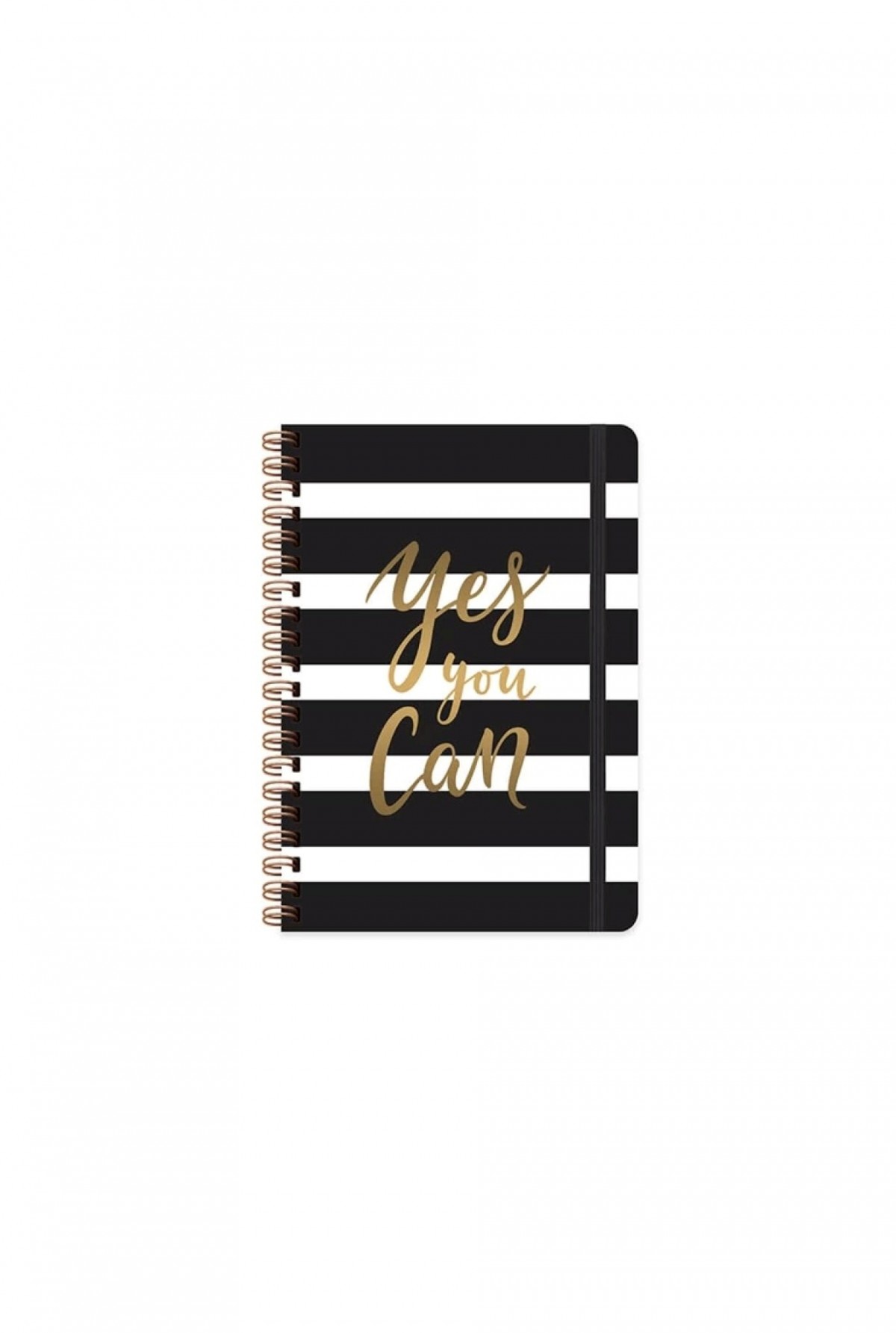 Keskin A5 Spi.sert Kapak Düz Defter 80yp.daıly Notes Muse-yes You Can  / B 47