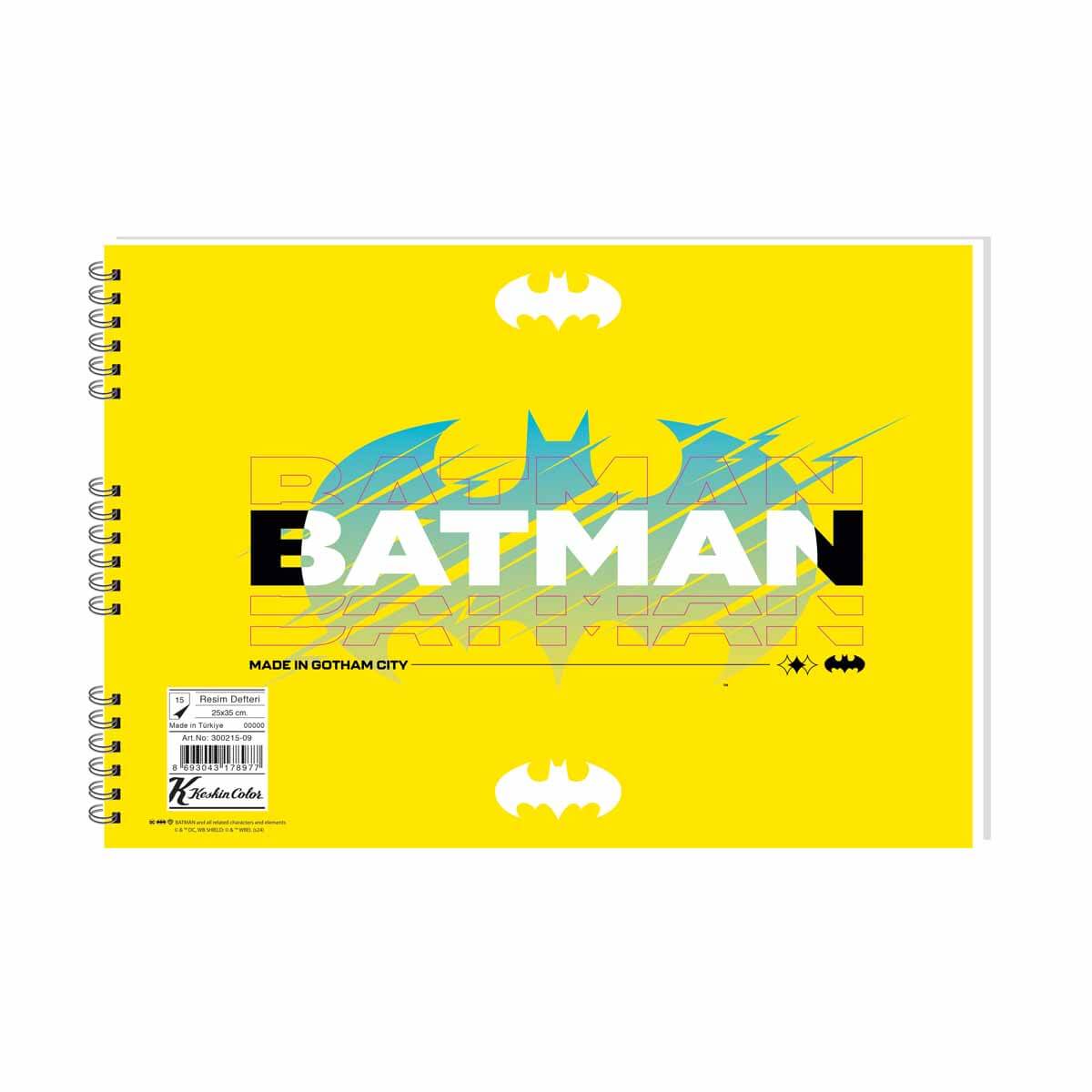 Keskin Color Batman 25x35cm 15yp Spiralli Resim Defteri / 300215-08