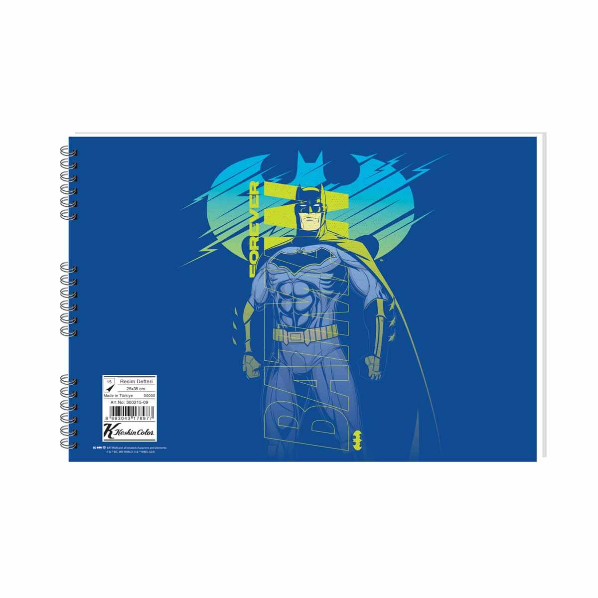 Keskin Color Batman 25x35cm 15yp Spiralli Resim Defteri / 300215-08