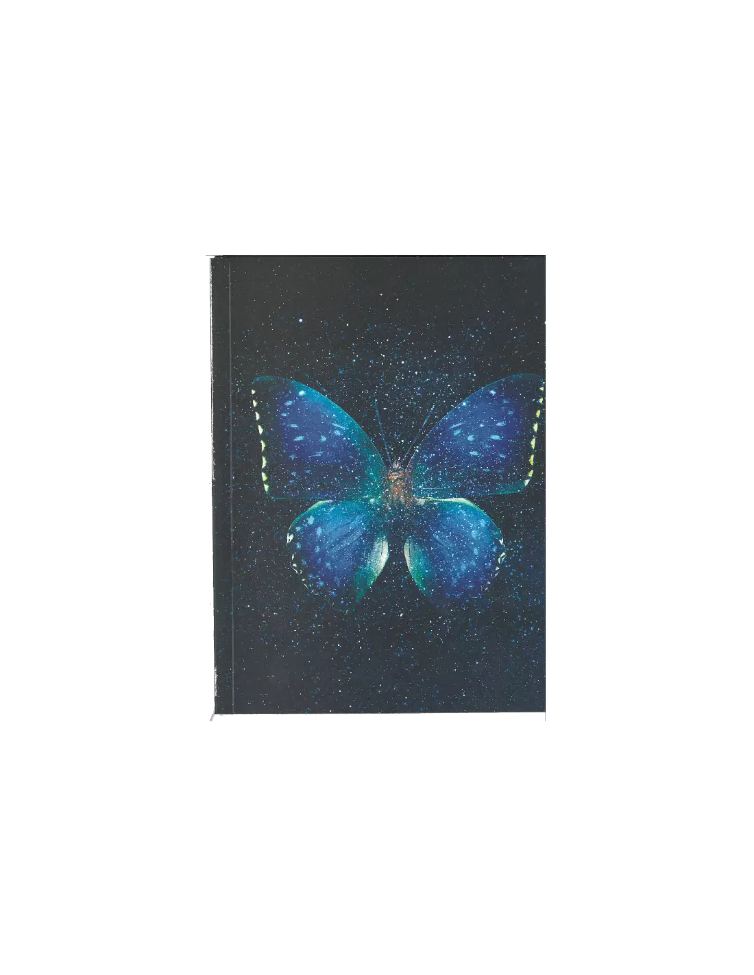 Keskin Color Butterfly 13x16.5cm 80yp  Dikişli Not Defteri Kareli - 1 Adet
