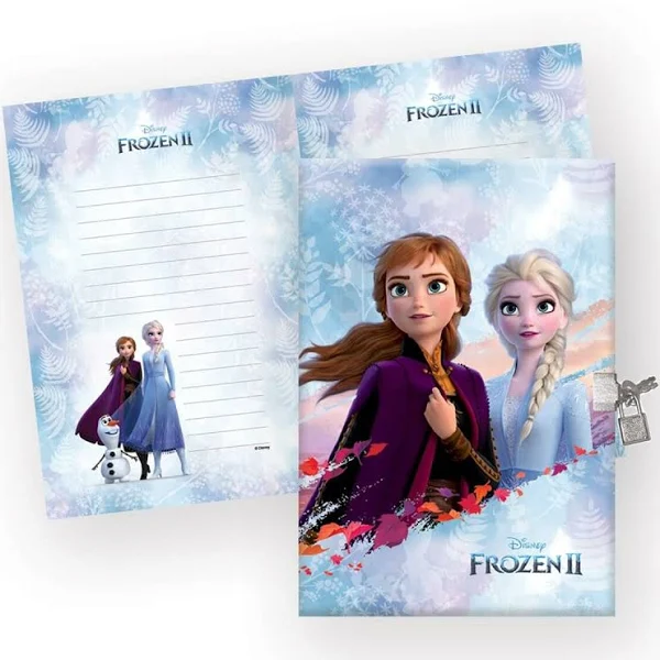 Keskin Color Frozen 14x20cm 80yp Ciltli Kilitli Hatıra Defteri