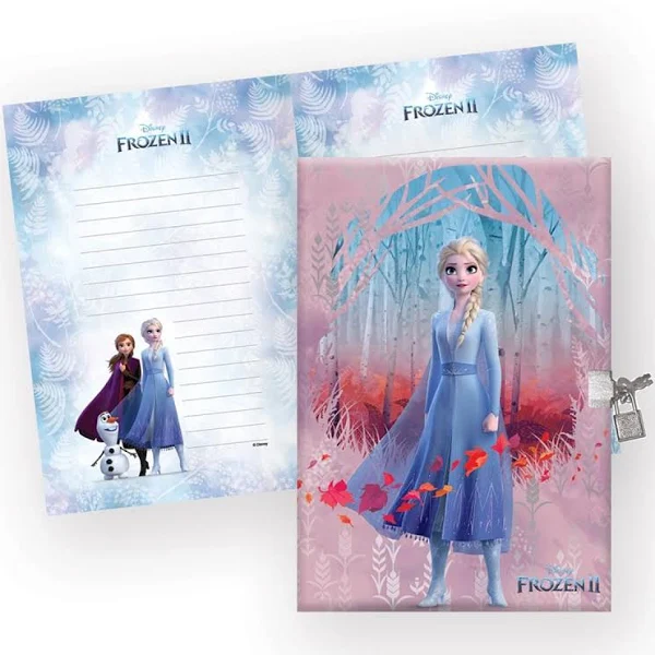 Keskin Color Frozen 14x20cm 80yp Ciltli Kilitli Hatıra Defteri