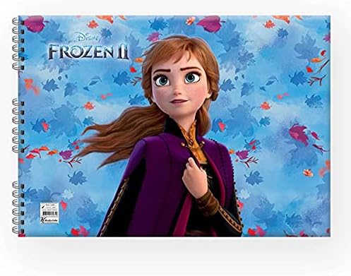 Keskin Color Frozen II 25x35cm 15yp Spiralli Resim Defteri / 300215-92